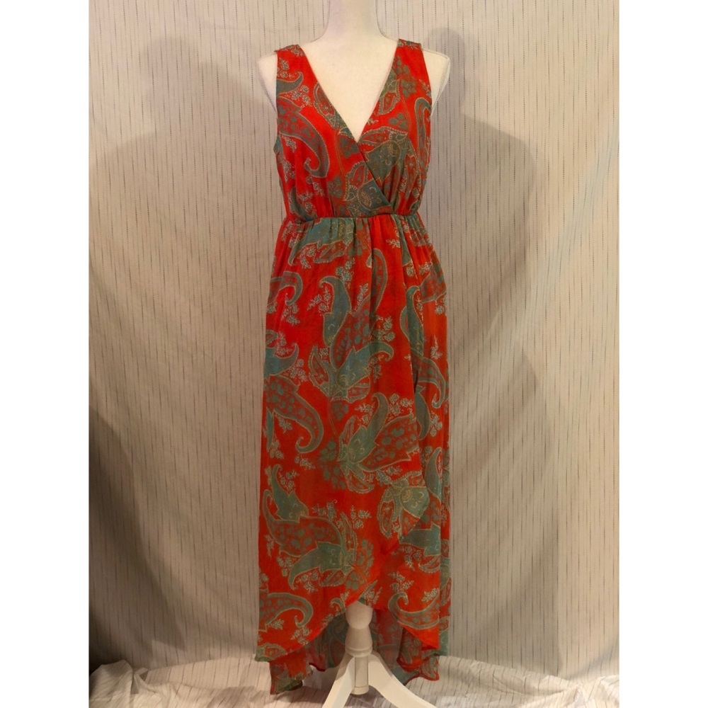 Kut from the Kloth Paisley high-low maxi dress